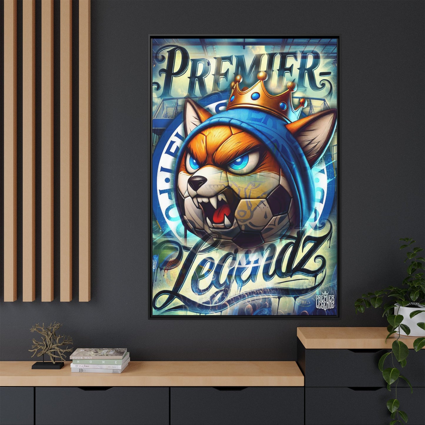 LEICESTER - Canvas, Framed