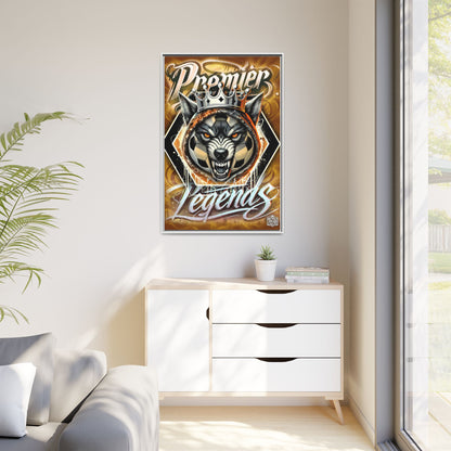 WOLVES - Canvas, Framed