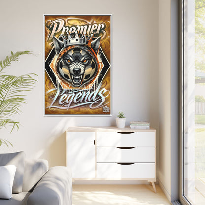 WOLVES - Canvas, Framed