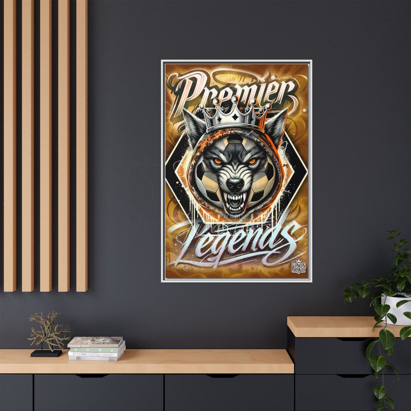 WOLVES - Canvas, Framed