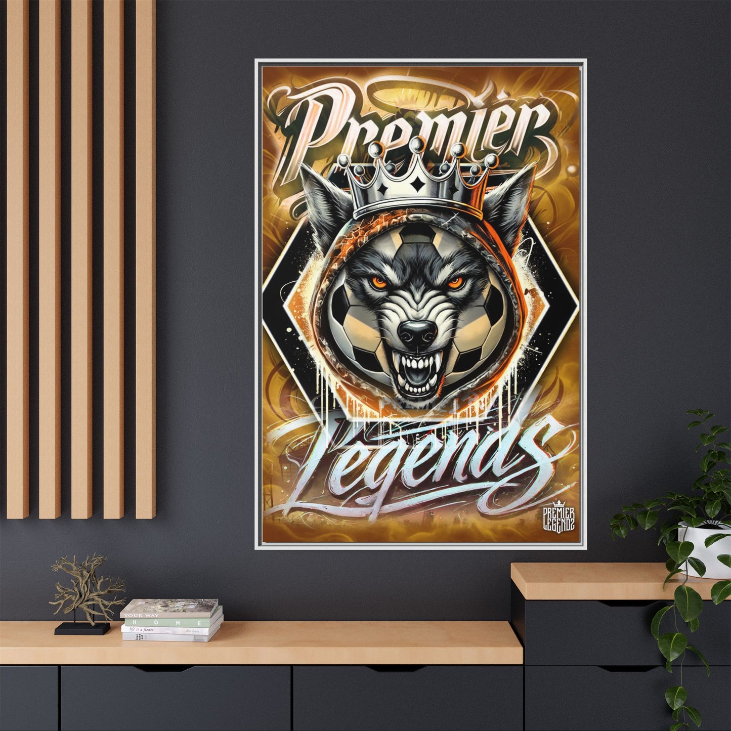 WOLVES - Canvas, Framed